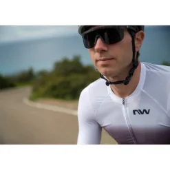 Northwave Blade Air Shirt met Korte Mouwen Heren - white/cool matcha 149