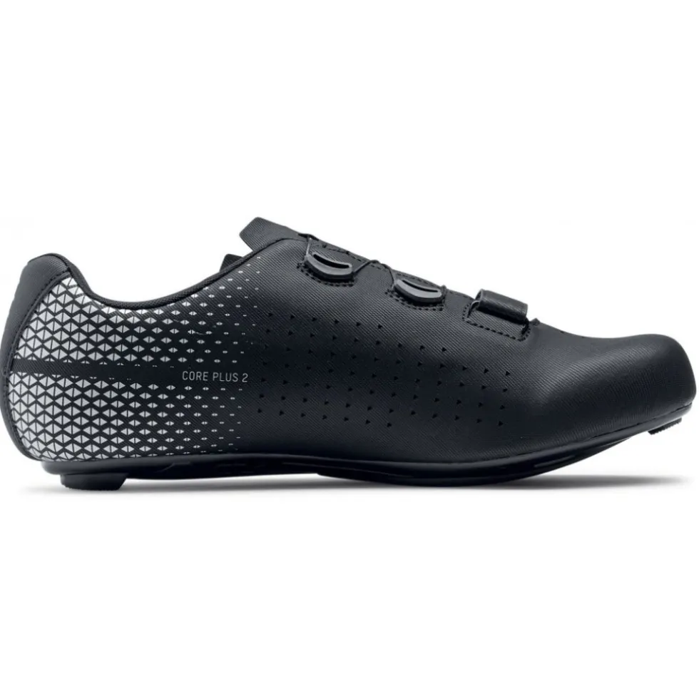 Northwave Core Plus 2 Racefietsschoenen Heren - zwart/zilver 17