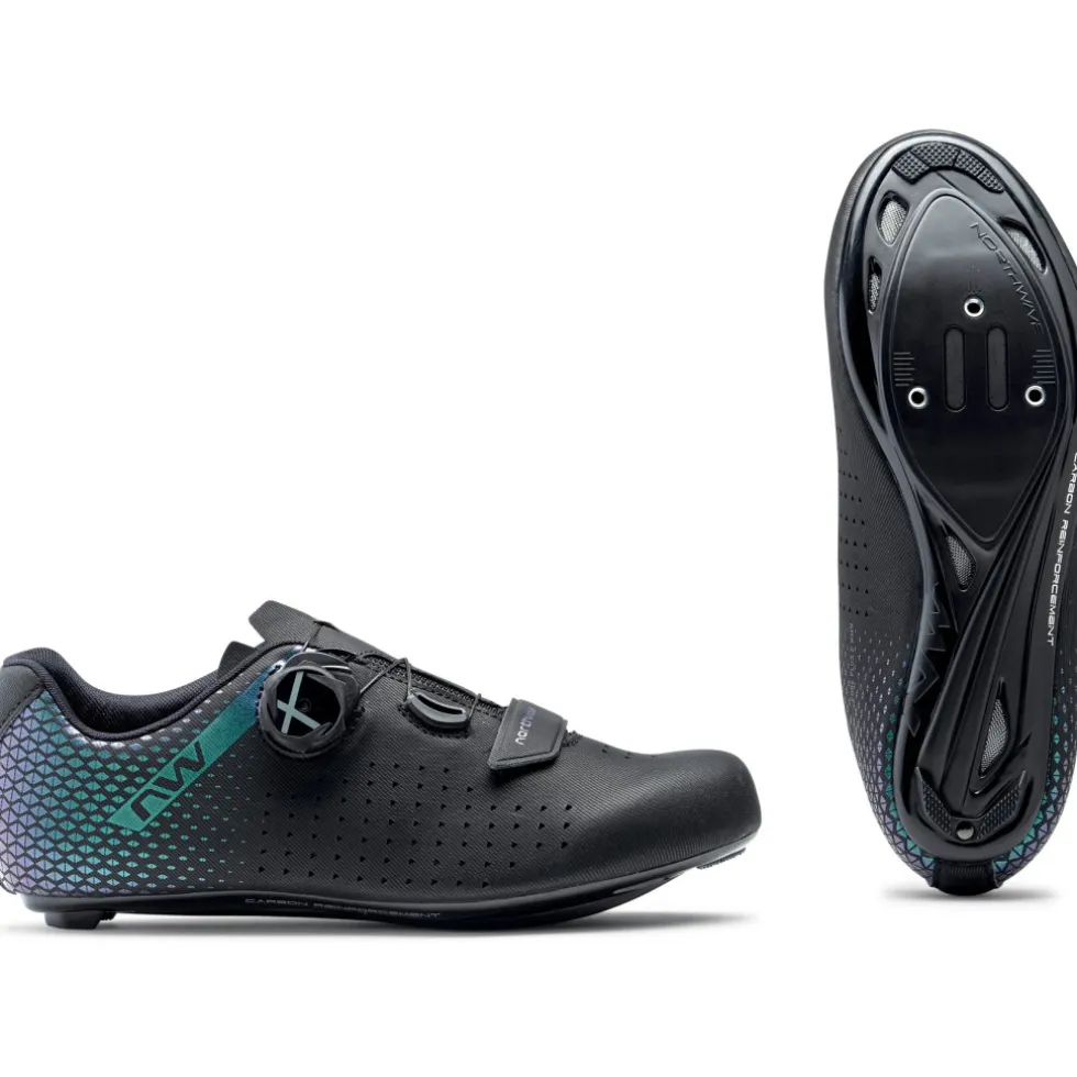 Northwave Core Plus 2 Racefietsschoenen Dames - zwart/iridescent 16