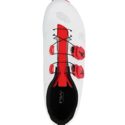 Northwave Revolution Racefietsschoenen - wit/red fluo 54