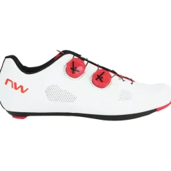 Northwave Revolution Racefietsschoenen - wit/red fluo 54