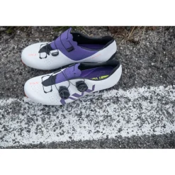 Northwave Veloce Extreme Racefietsschoenen - light grey/dark purple 93