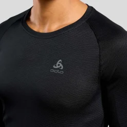 Odlo Active F-Dry Light Hemd met Lange Mouwen Heren - zwart