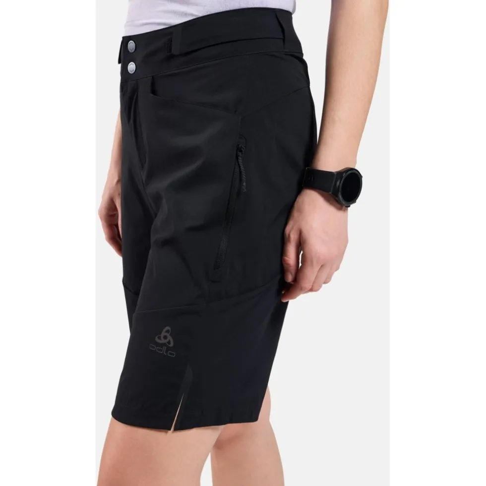 Odlo Explorer Fietsshort Dames - zwart