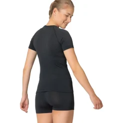 Odlo Performance Light Hemd met Korte Mouwen Dames 188791 - zwart
