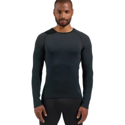 Odlo Performance Light Hemd met Lange Mouwen Heren - zwart