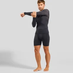 Odlo Performance Wool 140 Seamless Hemd met Lange Mouwen Heren - zwart
