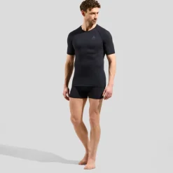 Odlo Performance Wool 140 Seamless Hemd met Korte Mouwen Heren - zwart