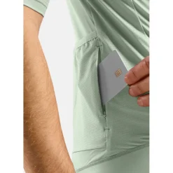 Odlo Zeroweight Pro Chill-Tec Fietsshirt met Volledige Rits Heren - ambrosia