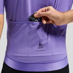 Odlo Zeroweight Pro Chill-Tec Fietsshirt met Volledige Rits Heren - afterparty