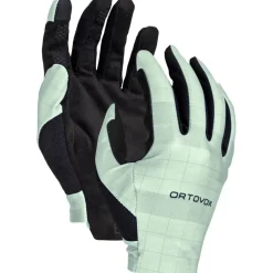 Ortovox MTB Light Handschoenen Heren - green acid motion aop