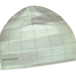 Ortovox MTB Merino Gebreide beanie - green acid motion aop