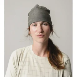 Ortovox MTB Merino Gebreide beanie - green acid motion aop
