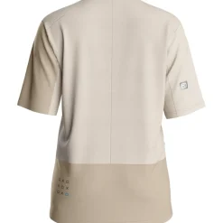 Ortovox Sequence Free Damesshirt met korte mouwen - dark linen
