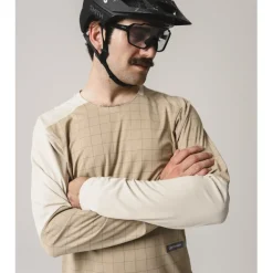 Ortovox Sequence Trail Heren-shirt met lange mouwen - dark linen