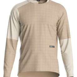 Ortovox Sequence Trail Heren-shirt met lange mouwen - dark linen
