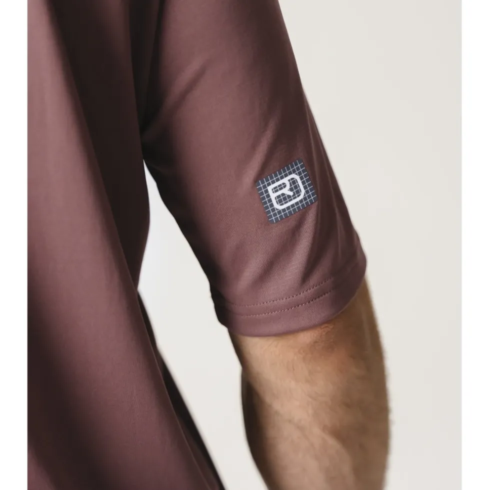 Ortovox Sequence Trail Heren-shirt met korte mouwen - black raven