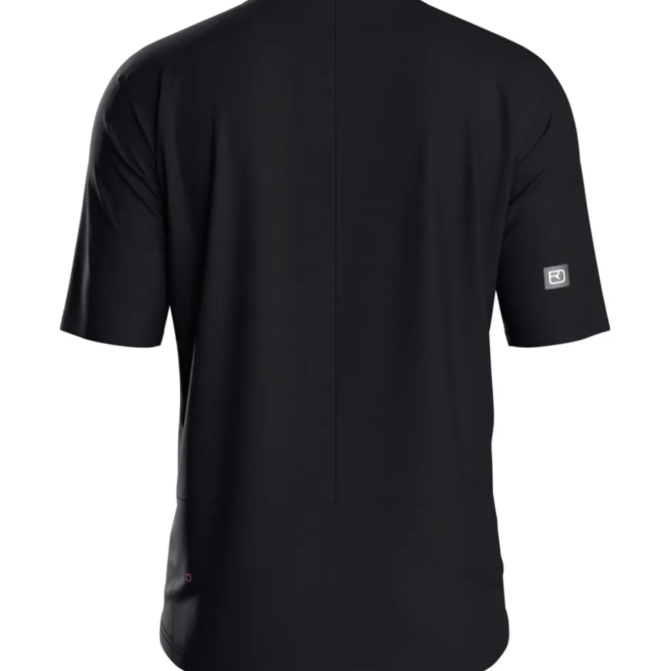 Ortovox Sequence Trail Heren-shirt met korte mouwen - black raven