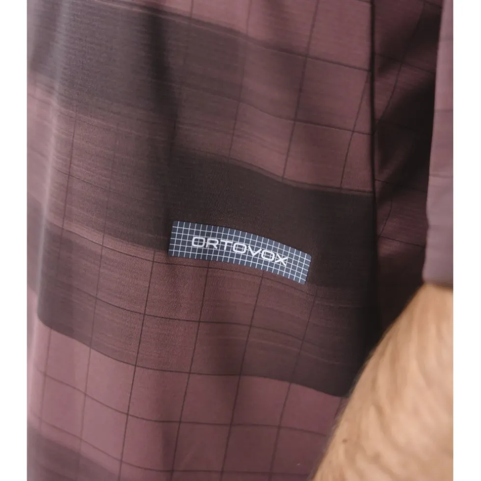 Ortovox Sequence Trail Heren-shirt met korte mouwen - black raven
