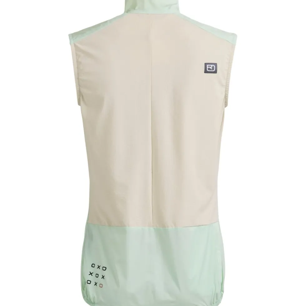 Ortovox Sequence Windvest voor dames - green acid