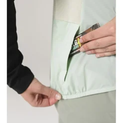 Ortovox Sequence Windvest voor dames - green acid