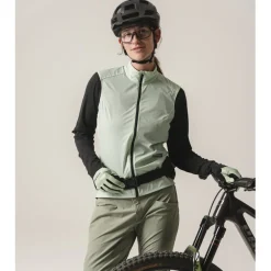 Ortovox Sequence Windvest voor dames - green acid