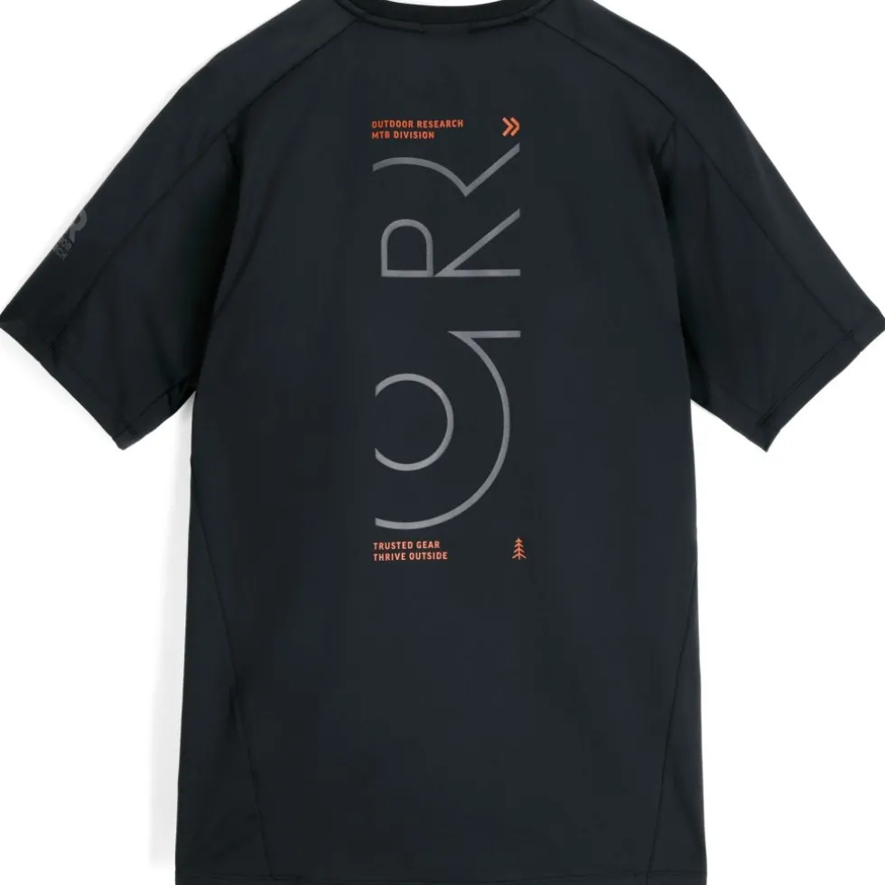 Outdoor Research Freewheel MTB Shirt met Korte Mouwen Heren - black mtb division