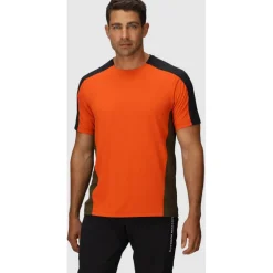 Outdoor Research Freewheel MTB Shirt met Korte Mouwen Heren - black/spice/dark olive
