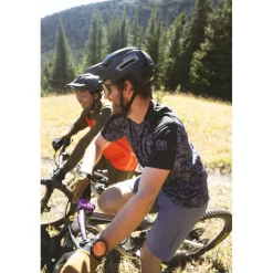 Outdoor Research Freewheel MTB Shirt met Korte Mouwen Heren - black/spice/dark olive