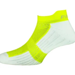P.A.C. Original BK 1.2 Bike Footie Zip Dames sokken - Neon Yellow/White