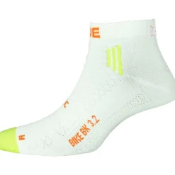 P.A.C. Original BK 3.2 Bike Reflective Short Cool Sokken voor dames - Neon Yellow/White