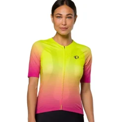 PEARL iZUMi Attack Air Fietsshirt Dames 11222301 - screaming yellow gradient - AAF 2