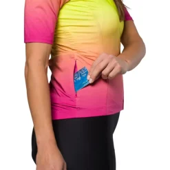 PEARL iZUMi Attack Air Fietsshirt Dames 11222301 - screaming yellow gradient - AAF 2