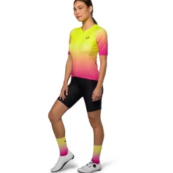 PEARL iZUMi Attack Air Fietsshirt Dames 11222301 - screaming yellow gradient - AAF 2