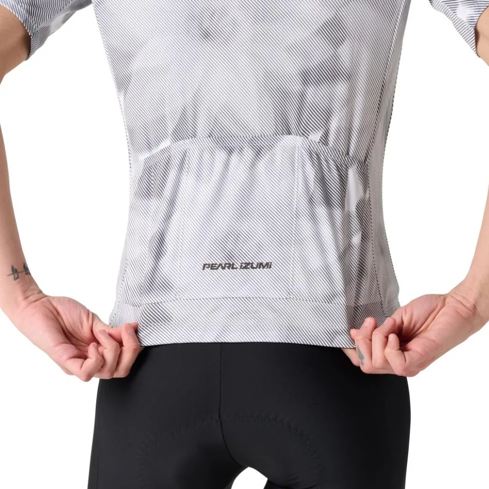 PEARL iZUMi Attack Fietsshirt Dames 11222404 - white botanica - AGM