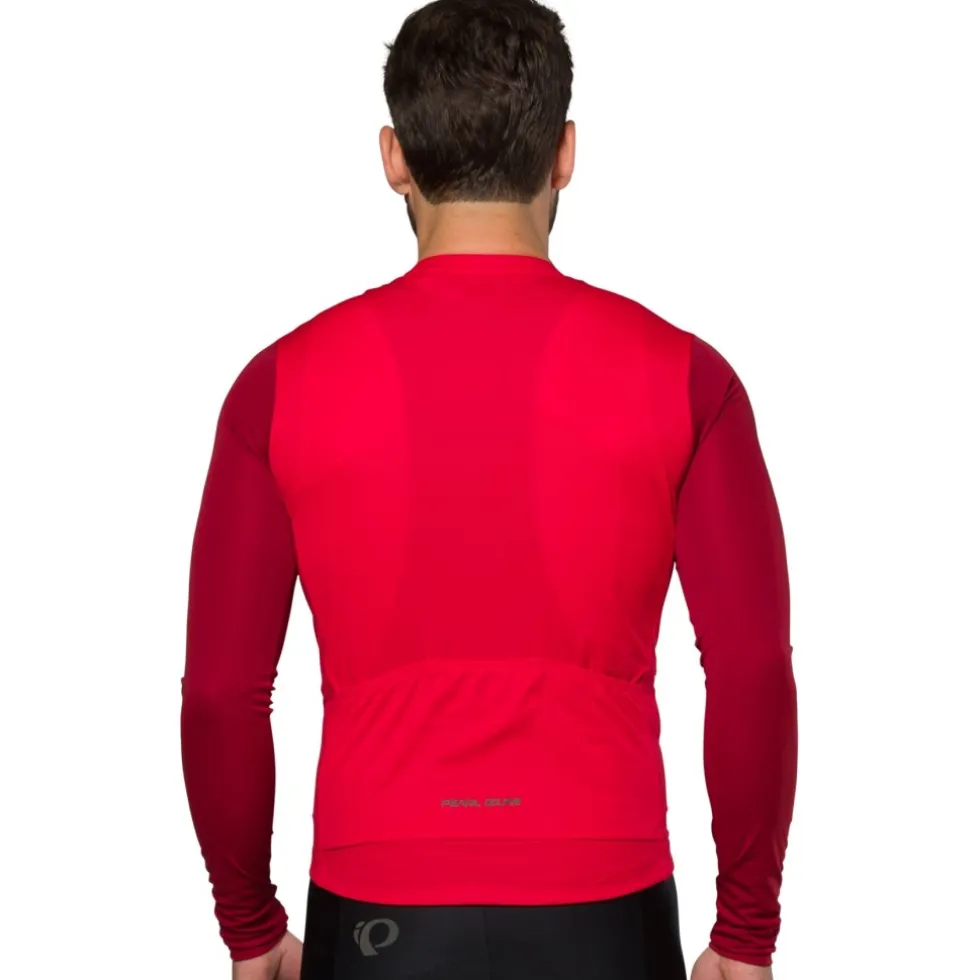 PEARL iZUMi Attack Fietsshirt met lange mouwen Heren 11122403 - goji berry - AA7
