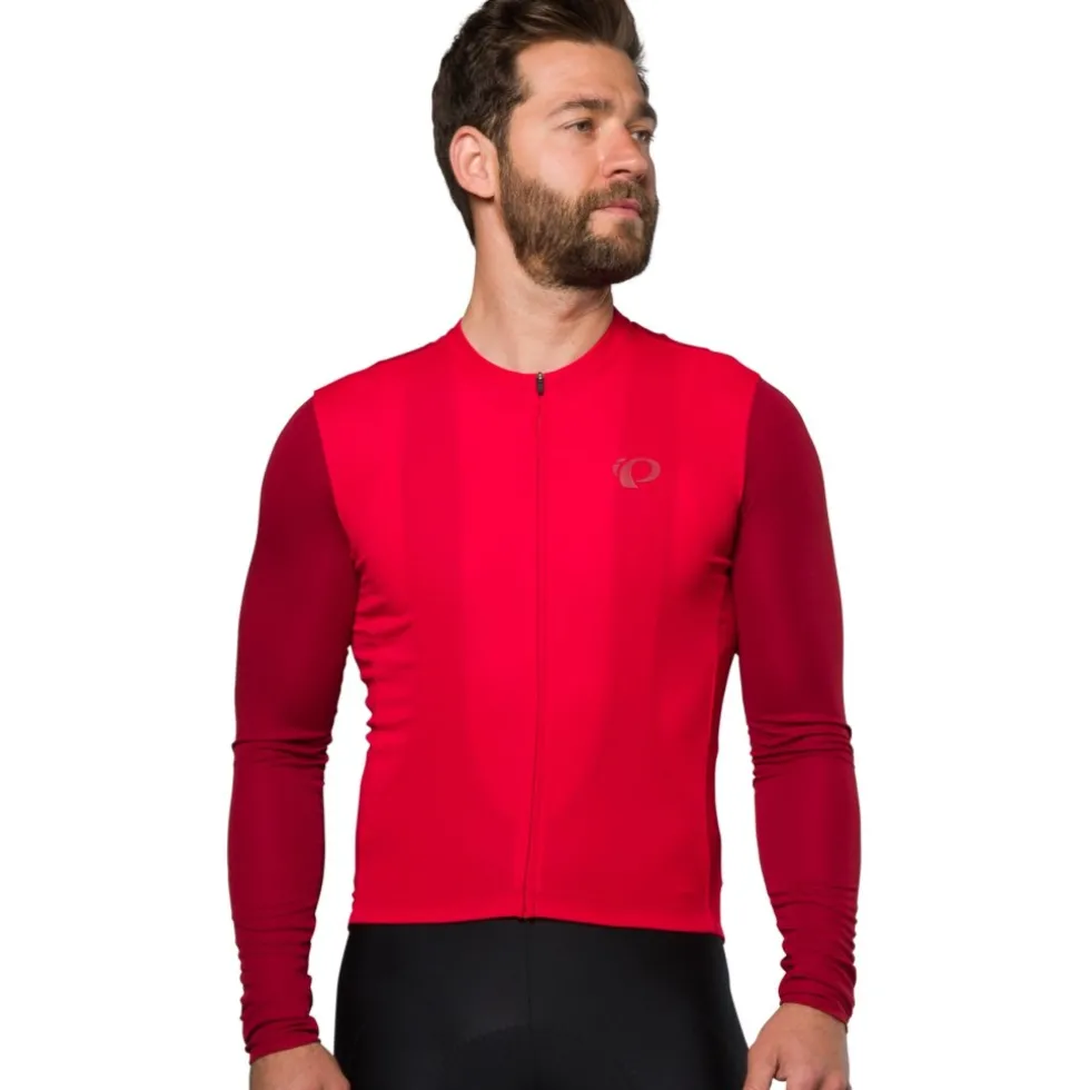 PEARL iZUMi Attack Fietsshirt met lange mouwen Heren 11122403 - goji berry - AA7