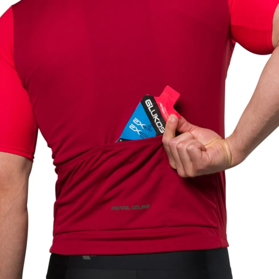 PEARL iZUMi Attack Fietsshirt Heren 11122401 - red dahlia - AA8