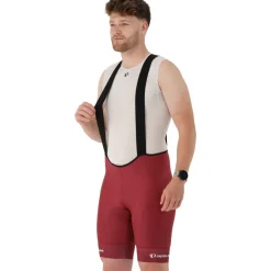 PEARL iZUMi Performance Fietsshort met bretels heren PI25011002 - hexagon red - HERD