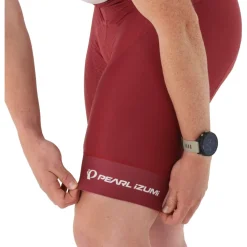 PEARL iZUMi Performance Fietsshort met bretels heren PI25011002 - hexagon red - HERD