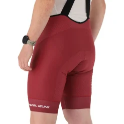 PEARL iZUMi Performance Fietsshort met bretels heren PI25011002 - hexagon red - HERD