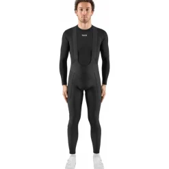 PEdALED E. Fietsbroek met Bretels Heren - Zwart