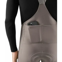 PEdALED E. Fietsbroek met Bretels Heren - Light Grey