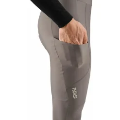 PEdALED E. Fietsbroek met Bretels Heren - Light Grey