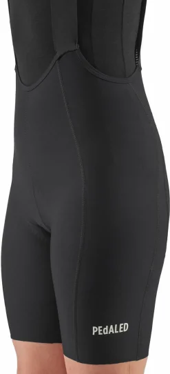 PEdALED E. Fietsshort met Bretels Dames - Black