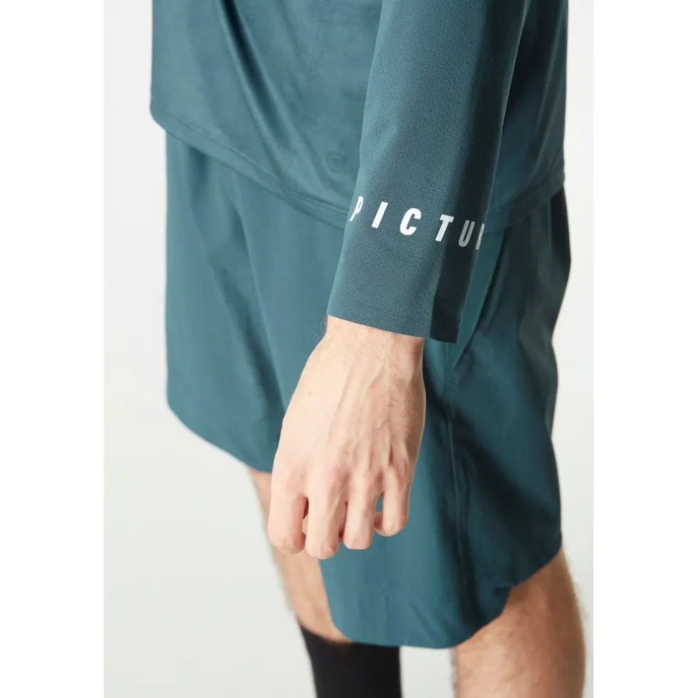 Picture Osborn Printed Shirt met Lange Mouwen Heren - Dark Earthly