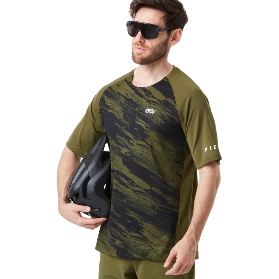 Picture Osborn Printed T-Shirt Heren - Magma Tobacco Print