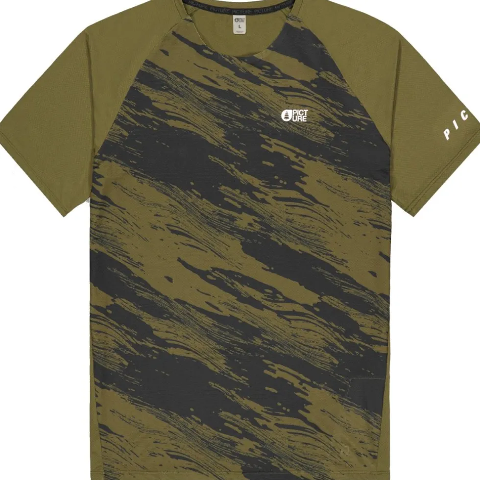 Picture Osborn Printed T-Shirt Heren - Magma Tobacco Print
