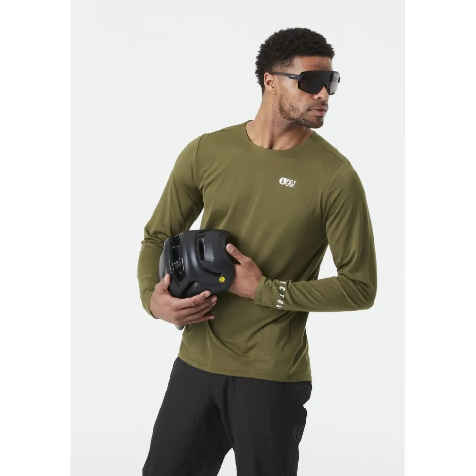 Picture Osborn Shirt met Lange Mouwen Tech Heren - Tobacco