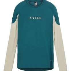 Picture Panamarka Merino Shirt met Lange Mouwen Dames - Deep Water